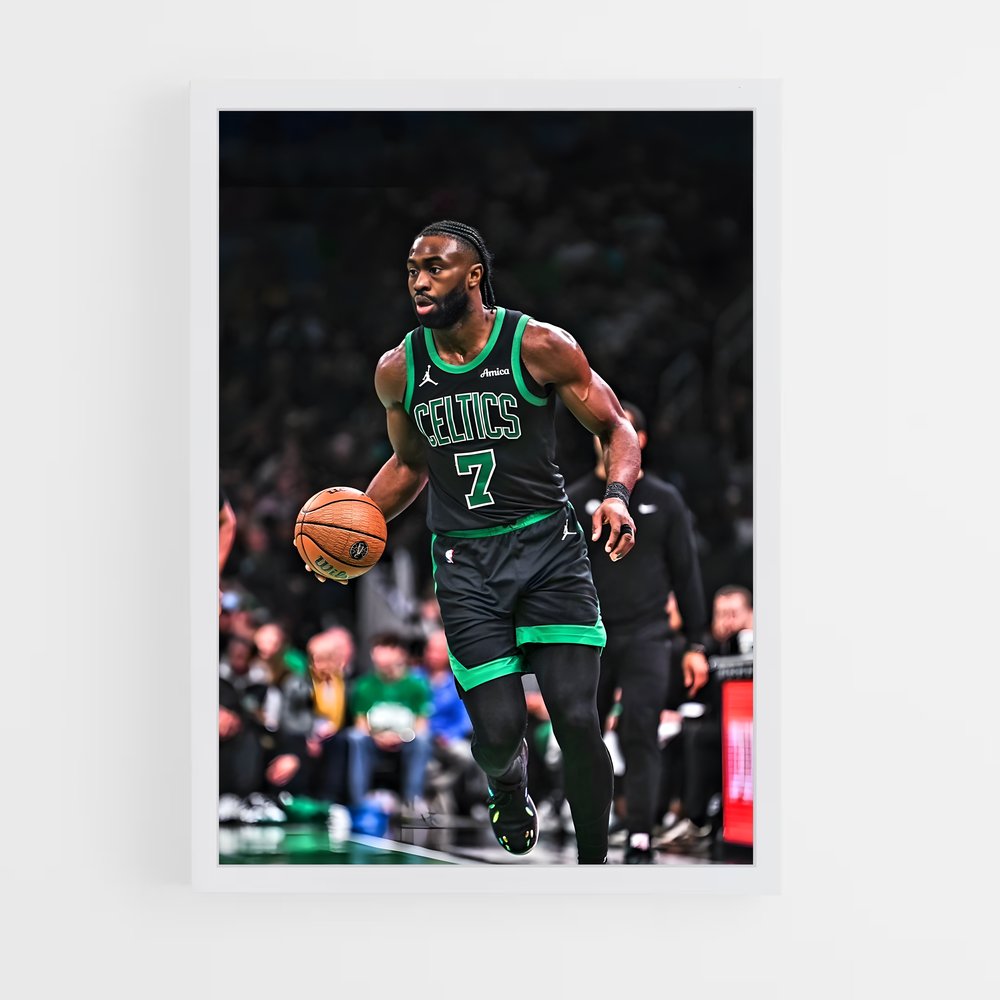 Poster Sprint de Jaylen – affiche Basketball (vue 3)